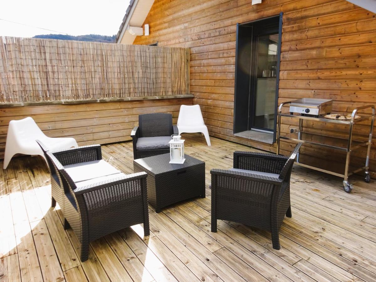 Studio Terrasse Le Thillot Extérieur photo